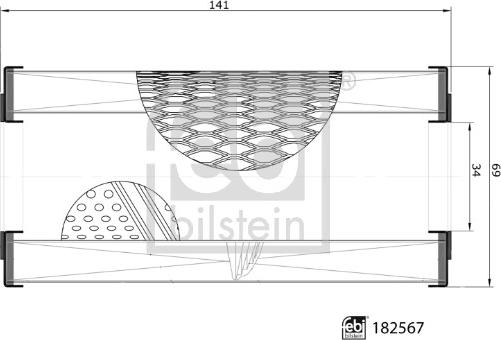 Febi Bilstein 182567 - Filtro olio autozon.pro