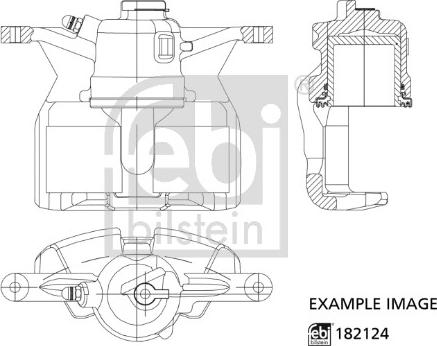 Febi Bilstein 182124 - Pinza freno autozon.pro