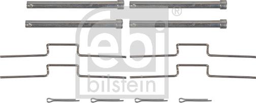 Febi Bilstein 182358 - Kit accessori, Pastiglia freno autozon.pro