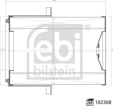 Febi Bilstein 182368 - Filtro aria autozon.pro