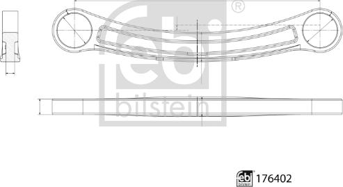 Febi Bilstein 176402 - Braccio oscillante, Sospensione ruota autozon.pro