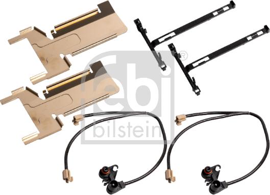 Febi Bilstein 176284 - Kit contatti segnalazione, Usura past. freno / mat. d'attrito autozon.pro