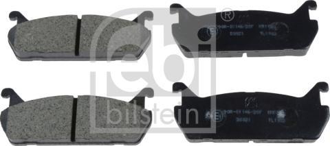 Febi Bilstein 170269 - Kit pastiglie freno, Freno a disco autozon.pro