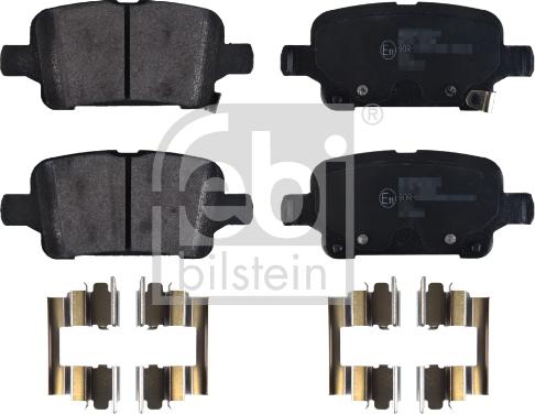 Febi Bilstein 171397 - Kit pastiglie freno, Freno a disco autozon.pro