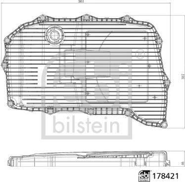 Febi Bilstein 178421 - Filtro idraulico, Cambio automatico autozon.pro