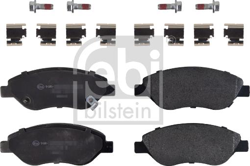 Febi Bilstein 173457 - Kit pastiglie freno, Freno a disco autozon.pro