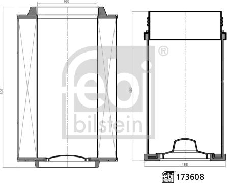 Febi Bilstein 173608 - Kit filtro dell’aria autozon.pro