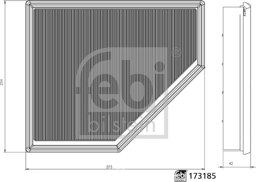 Febi Bilstein 173185 - Filtro aria autozon.pro