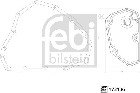 Febi Bilstein 173136 - Filtro idraulico, Cambio automatico autozon.pro