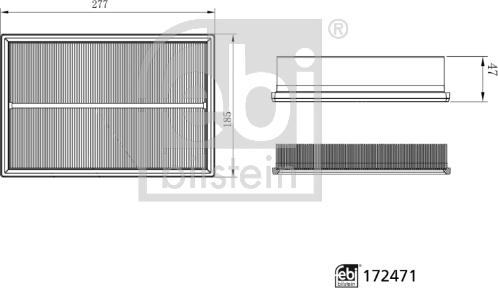 Febi Bilstein 172471 - Filtro aria autozon.pro