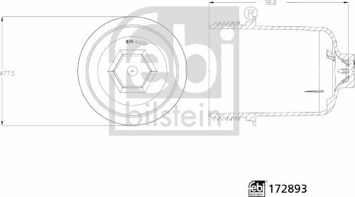 Febi Bilstein 172893 - Coperchio scatola, cambio automatizzato (ASG) autozon.pro