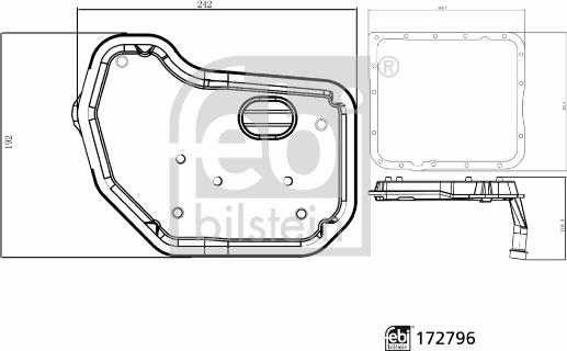 Febi Bilstein 172796 - Filtro idraulico, Cambio automatico autozon.pro