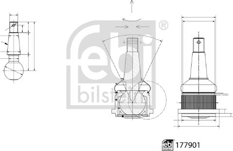 Febi Bilstein 177901 - Giunto di supporto / guida autozon.pro