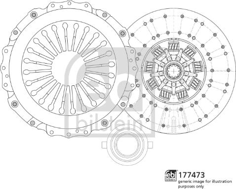 Febi Bilstein 177473 - Kit frizione autozon.pro