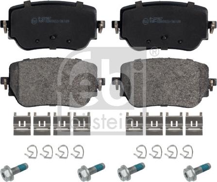 Febi Bilstein 177185 - Kit pastiglie freno, Freno a disco autozon.pro