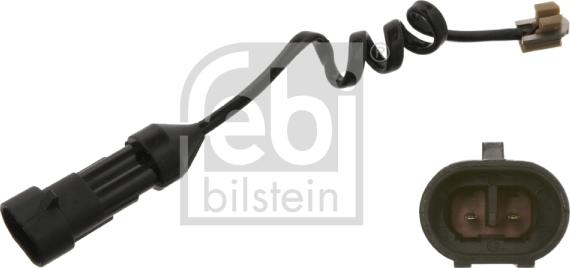 Febi Bilstein 35450 - Contatto segnalazione, Usura past. freno / mat. d'attrito autozon.pro