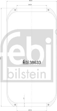 Febi Bilstein 38633 - Soffietto, Sospensione pneumatica autozon.pro