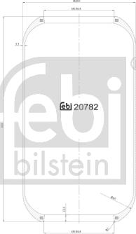 Febi Bilstein 20782 - Soffietto, Sospensione pneumatica autozon.pro