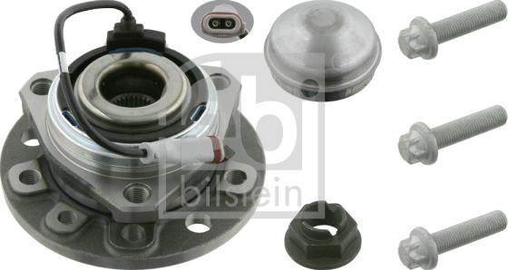 Febi Bilstein 27386 - Kit cuscinetto ruota autozon.pro