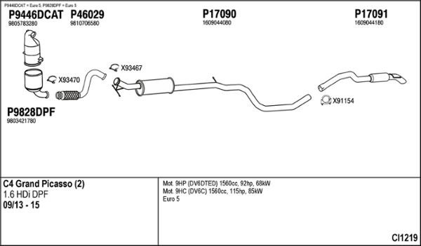 Fenno CI1219 - Impianto gas scarico autozon.pro