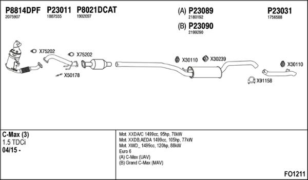 Fenno FO1211 - Impianto gas scarico autozon.pro