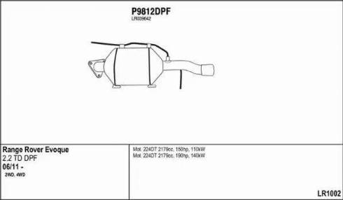 Fenno LR1002 - Impianto gas scarico autozon.pro