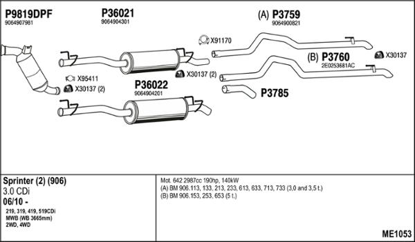 Fenno ME1053 - Impianto gas scarico autozon.pro