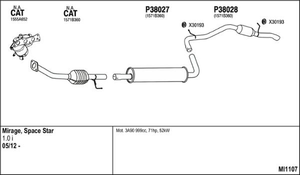 Fenno MI1107 - Impianto gas scarico autozon.pro