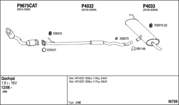 Fenno NI709 - Impianto gas scarico autozon.pro