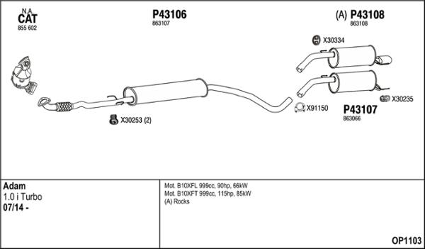 Fenno OP1103 - Impianto gas scarico autozon.pro