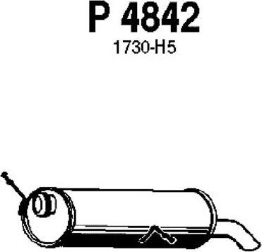 Fenno P4842 - Silenziatore posteriore autozon.pro