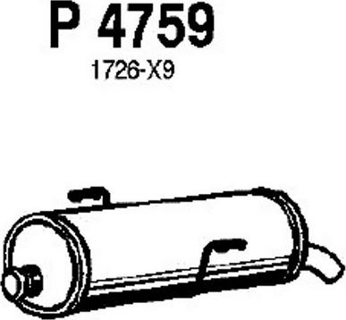 Fenno P4759 - Silenziatore posteriore autozon.pro