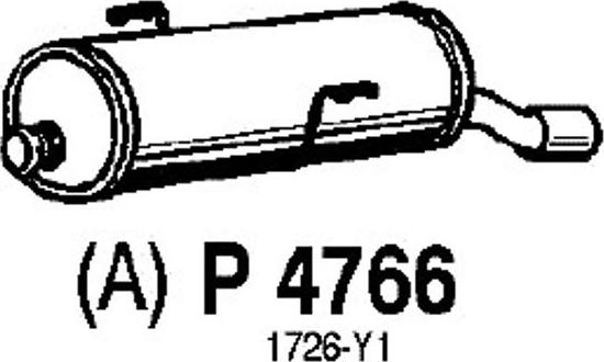 Fenno P4766 - Silenziatore posteriore autozon.pro