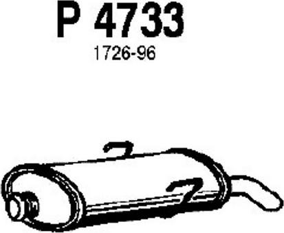 Fenno P4733 - Silenziatore posteriore autozon.pro