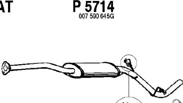 Fenno P5714 - Silenziatore centrale autozon.pro