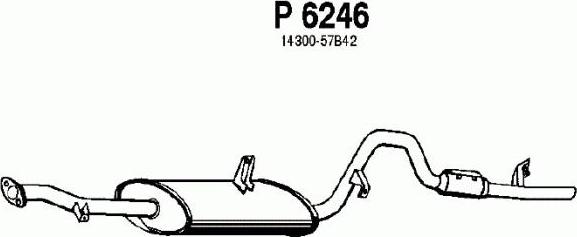 Fenno P6246 - Silenziatore posteriore autozon.pro