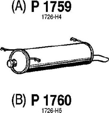 Fenno P1759 - Silenziatore posteriore autozon.pro