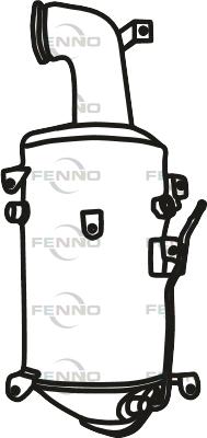 Fenno P8899DPF - Filtro antiparticolato / particellare, Impianto gas scarico autozon.pro