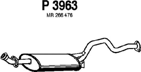 Fenno P3963 - Silenziatore posteriore autozon.pro