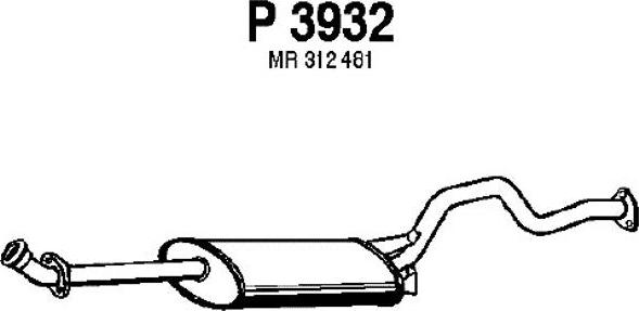 Fenno P3932 - Silenziatore centrale autozon.pro