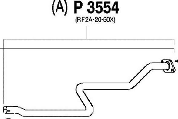 Fenno P3554 - Tubo gas scarico autozon.pro