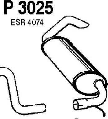 Fenno P3025 - Silenziatore posteriore autozon.pro