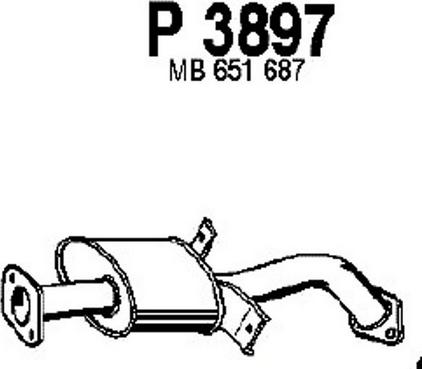 Fenno P3897 - Silenziatore centrale autozon.pro