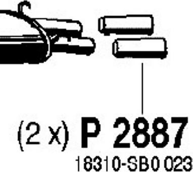 Fenno P2887 - Tubo gas scarico autozon.pro