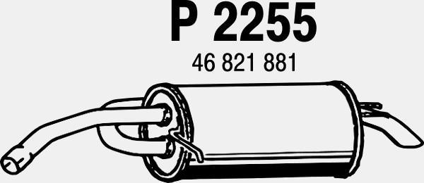 Fenno P2255 - Silenziatore posteriore autozon.pro