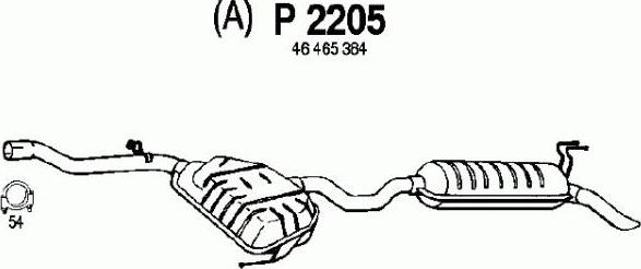 Fenno P2205 - Silenziatore posteriore autozon.pro