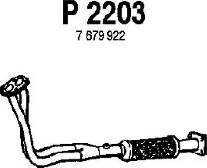 Fenno P2203 - Tubo gas scarico autozon.pro