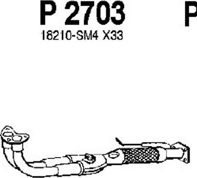 Fenno P2703 - Tubo gas scarico autozon.pro