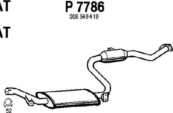 Fenno P7786 - Silenziatore centrale autozon.pro