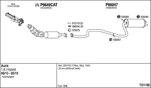 Fenno TO1106 - Impianto gas scarico autozon.pro